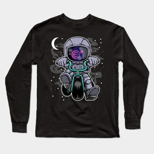 Astronaut Evergrow Crypto EGC Coin To The Moon Crypto Token Cryptocurrency Wallet Birthday Gift For Men Women Kids Long Sleeve T-Shirt